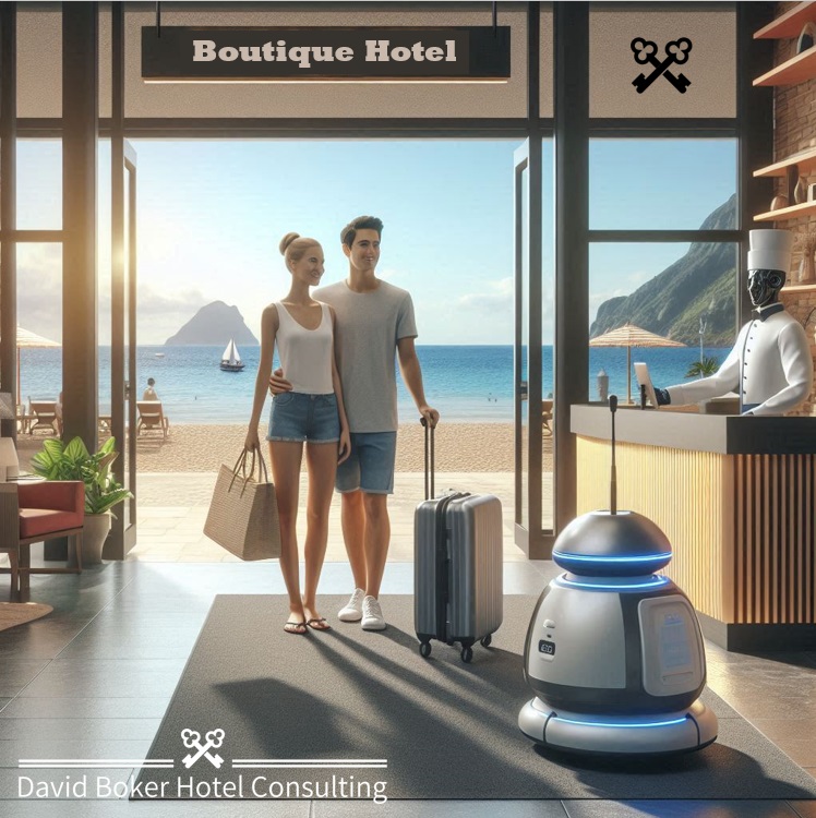 דוד בוקר טכנולוגיה ורובוטיקה לבתי מלון ומלונות AI BI בינה מלאכותית