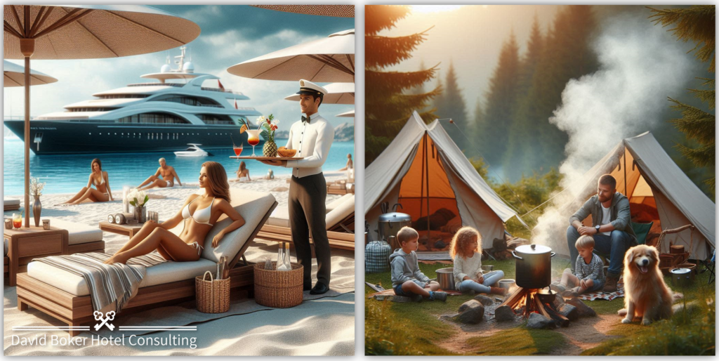 דוד בוקר - ייעוץ למלונות. ככל שהמחירים ימשיכו לעלות וההוצאות היומיומיות יגדלו, משפחות רבות בישראל, בעיקר כאלו שעדיין לא הזמינו חופשה לשנה זו, יוותרו על חופשות יקרות ויחפשו פתרונות זולים יותר כמו קמפינג או נסיעות קצרות יותר בתוך הארץ, ודאי כאשר הצפון מוגבל מאד באפשרויות הנופש.