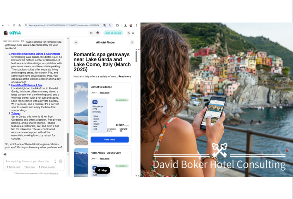 חיפוש מלון בעידן הבינה המלאכותית