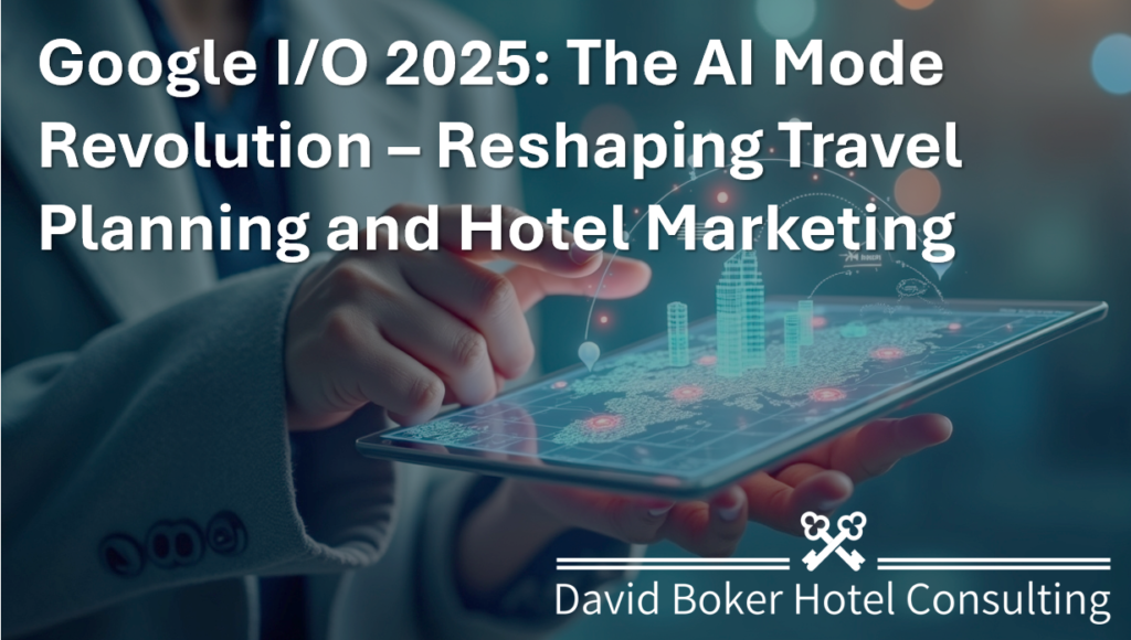 Google I/O 2025: מהפכת מצב ה-AI – עיצוב מחדש של תכנון נסיעות ושיווק מלונות