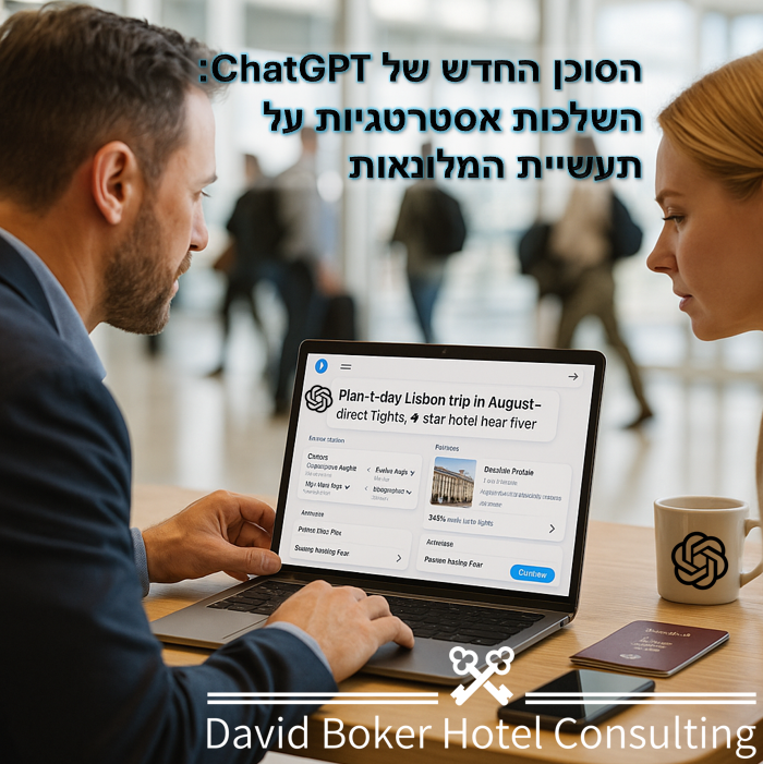 ChatGPT שחררה סוכן AI שמשנה את חוקי המשחק. מאמר על השפעת סוכן ה-AI על התאמת בתי מלון לעידן החדש.